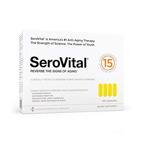 SeroVital, 120 Count – Serovitol-HGH for Women – HGH Booster for Women Supplements – Anti Aging Supplements – Human Growth Hormone Boosting Supplement for Women – Pituitary Gland Supplements